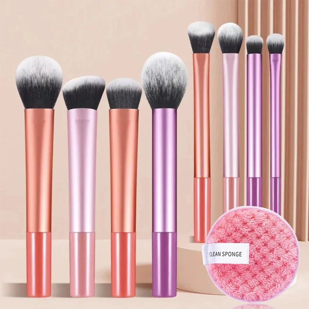 Aesthetic Makeup Brush Set (12-Piece)