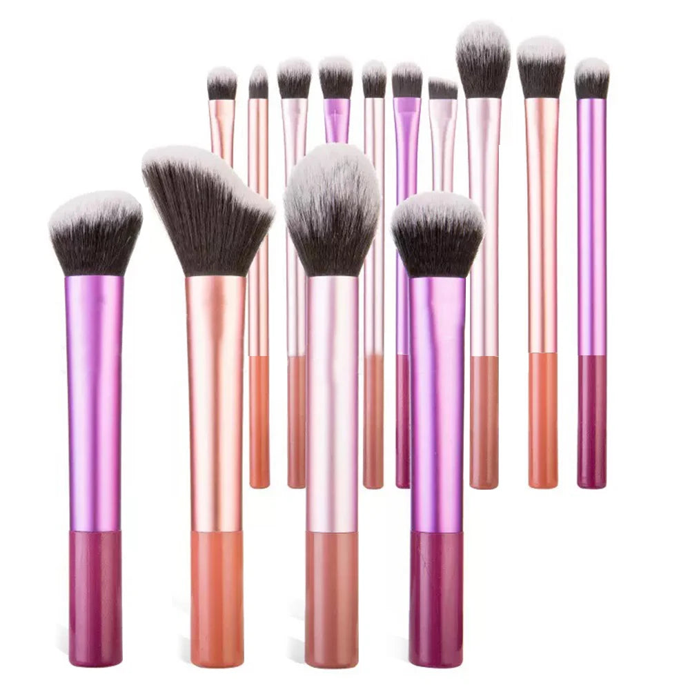 Aesthetic Makeup Brush Set (12-Piece)