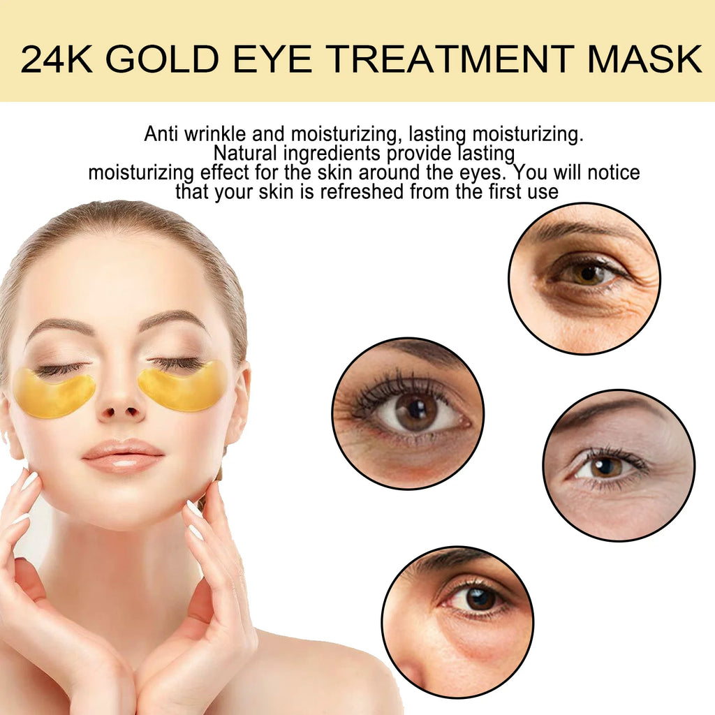 LoVorne Co. 24K Gold Under Eye Patches (60-Pack)