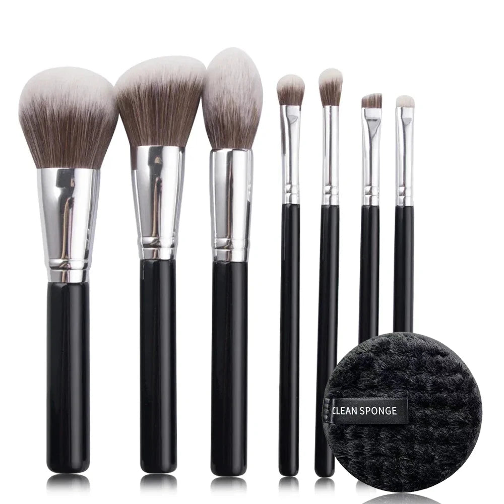 Aesthetic Makeup Brush Set (12-Piece)