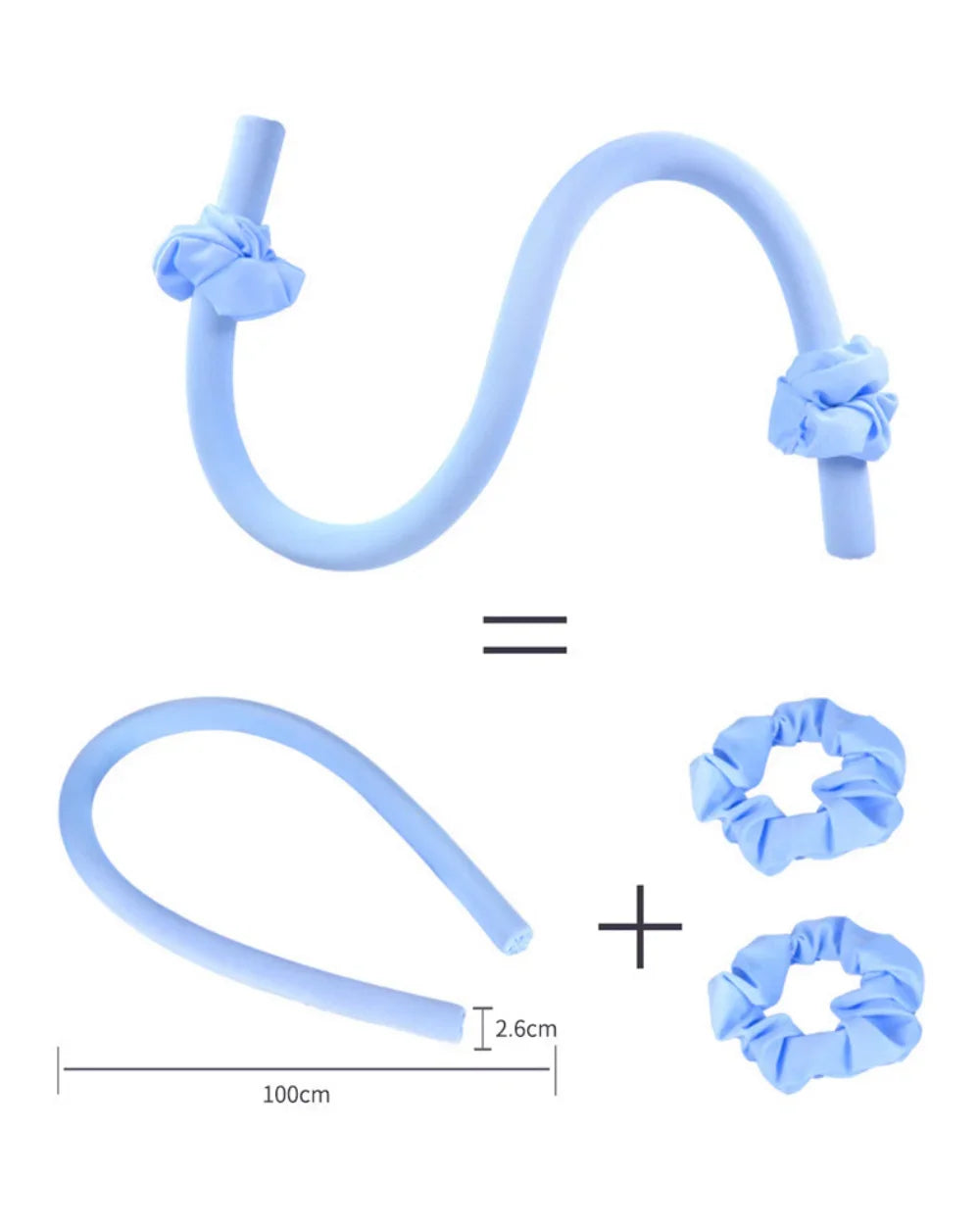 Satin Heatless Curling Ribbon