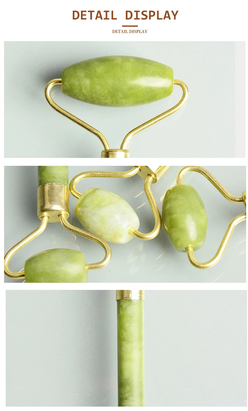 Aesthetic Jade Roller + Gua Sha Set