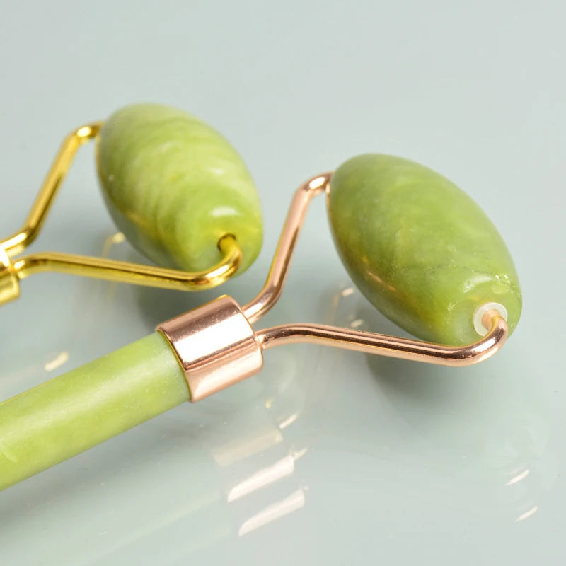 Aesthetic Jade Roller + Gua Sha Set