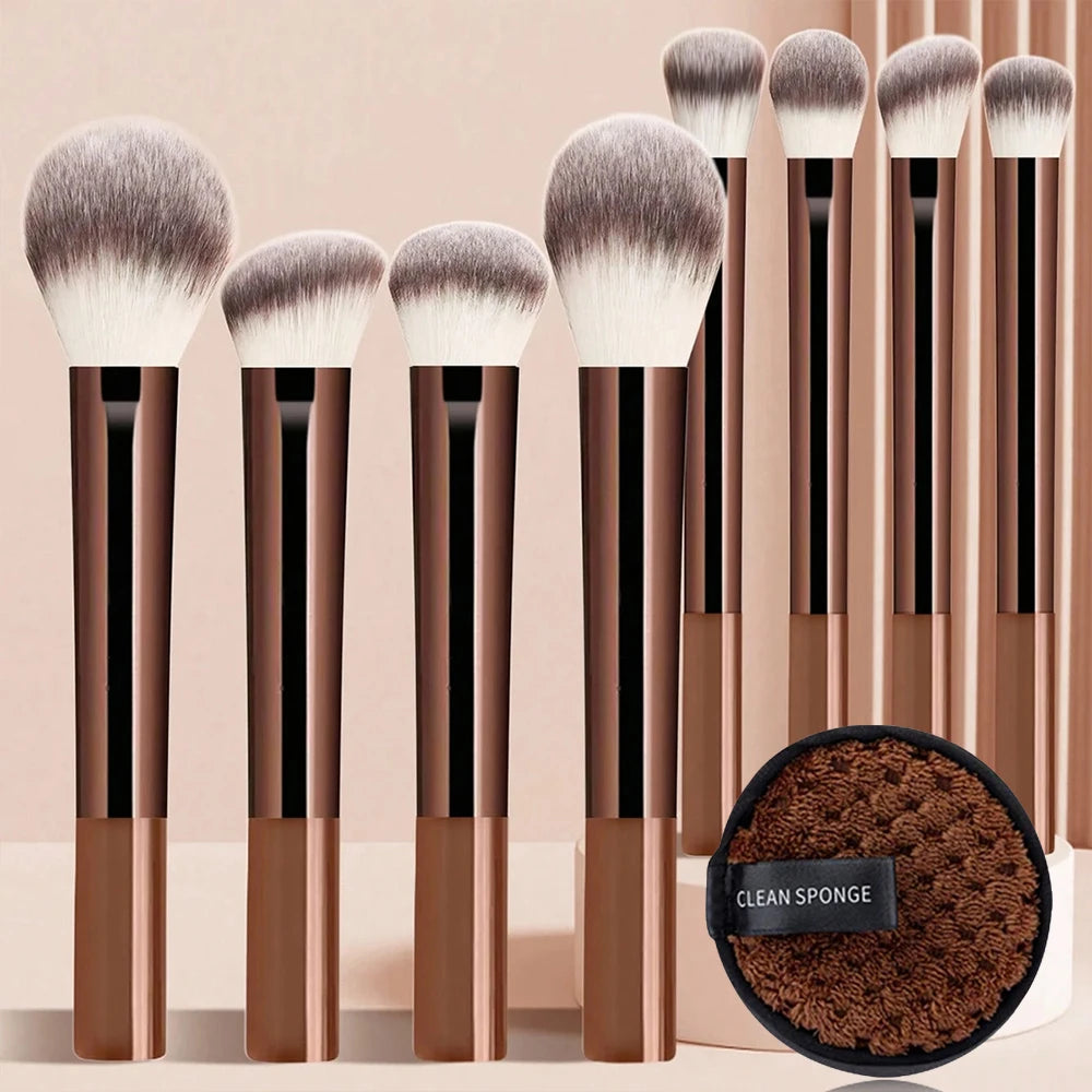 Aesthetic Makeup Brush Set (12-Piece)