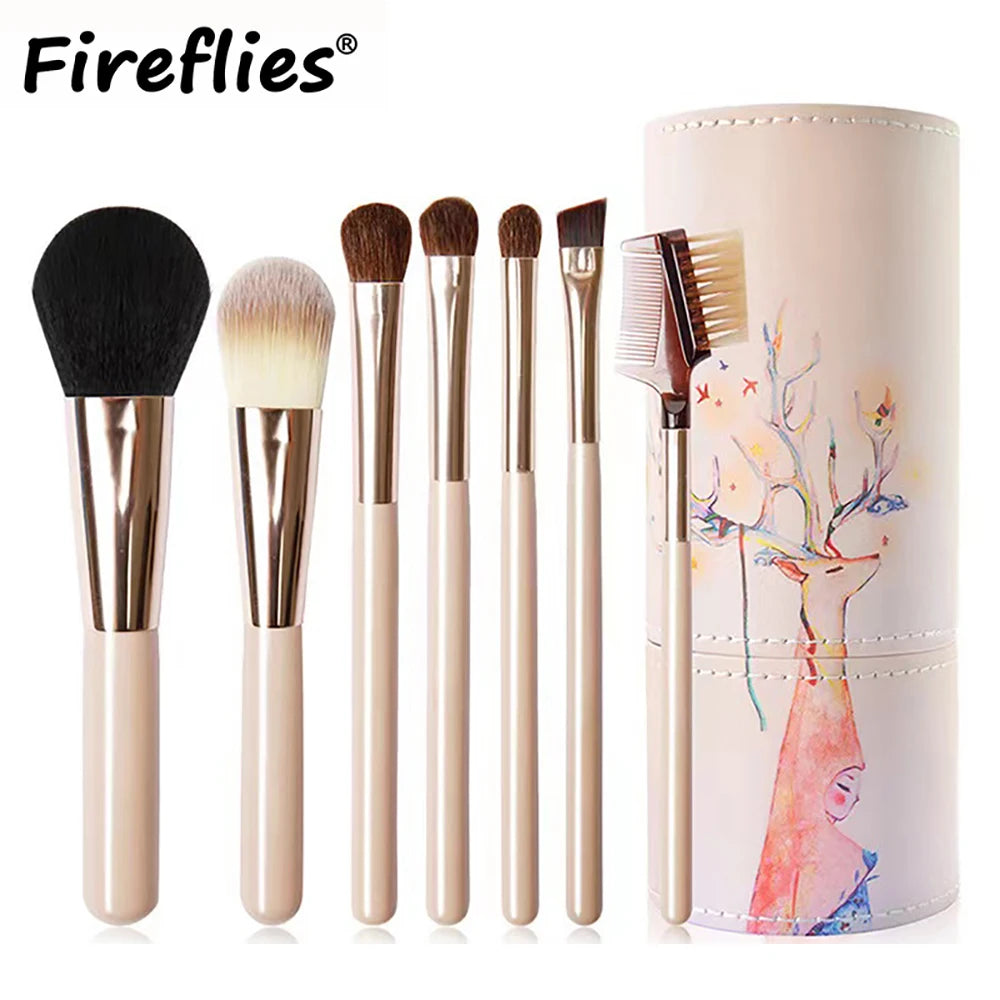 Aesthetic Makeup Brush Set (12-Piece)